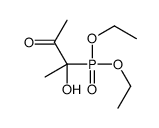 3-diethoxyphosphoryl-3-hydroxybutan-2-one结构式