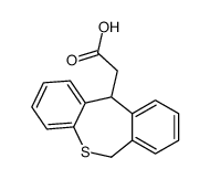 2-(6,11-dihydrobenzo[c][1]benzothiepin-11-yl)acetic acid结构式