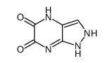 1H-Pyrazolo[3,4-b]pyrazine-5,6-diol(8CI) Structure