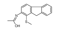 N-(1-methylsulfanyl-9H-fluoren-2-yl)acetamide Structure