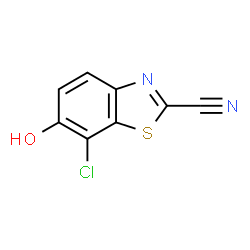 2-Benzothiazolecarbonitrile,7-chloro-6-hydroxy-(9CI)结构式