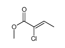 methyl 2-chlorobut-2-enoate Structure