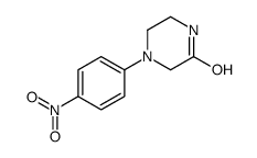 4-(4-Nitrophenyl)-2-piperazinone Structure