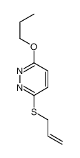 3-prop-2-enylsulfanyl-6-propoxypyridazine Structure