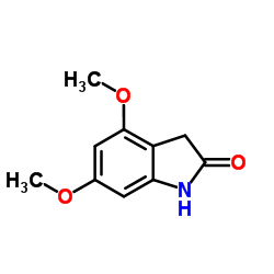 4,6-Dimethoxyindolin-2-one Structure