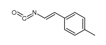 1-(2-isocyanato-vinyl)-4-methyl-benzene Structure