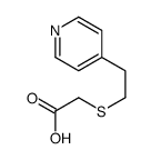 2-(2-pyridin-4-ylethylsulfanyl)acetic acid结构式