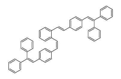 1,2-bis[2-[4-(2,2-diphenylethenyl)phenyl]ethenyl]benzene结构式