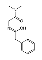 N,N-dimethyl-2-[(2-phenylacetyl)amino]acetamide structure