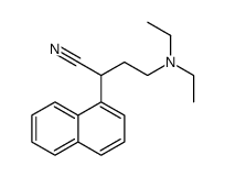 α-[2-(Diethylamino)ethyl]-1-naphthaleneacetonitrile结构式