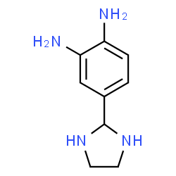 4-(1H-IMIDAZOL-2-YL)-BENZENE-1,2-DIAMINE结构式