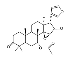 (13α,17α)-7α-(Acetyloxy)-14β,15β:21,23-diepoxy-4,4,8-trimethyl-24-nor-5α-chola-20,22-diene-3,16-dione picture