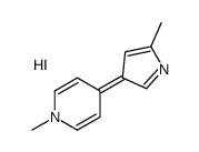 1-methyl-4-(5-methyl-1H-pyrrol-3-yl)pyridin-1-ium,iodide结构式