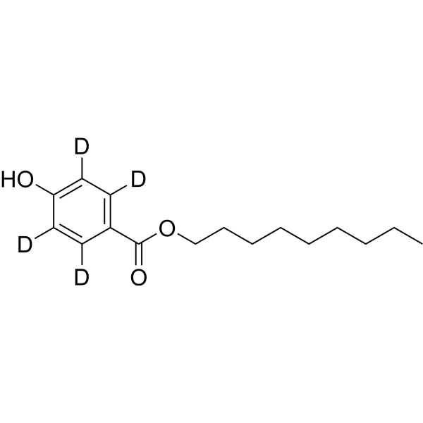 4-Hydroxybenzoic acid n-nonyl ester-d4 Structure