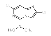 Imidazo[1,2-c]pyrimidin-5-amine,2,7-dichloro-N,N-dimethyl-结构式