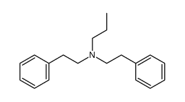 N,N-di(2-phenylethyl)-N-propyl-amine结构式