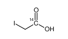 iodoacetic acid, [1-14c]结构式