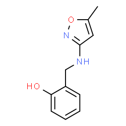 2-([(5-METHYL-3-ISOXAZOLYL)AMINO]METHYL)BENZENOL Structure