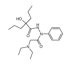 Hydroxy-di-propyl-essigsaeure-<2-diaethylaminoacetyl-phenylhydrazid>结构式