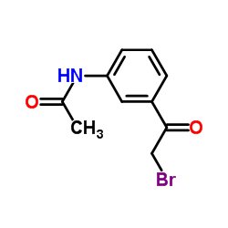 N-[3-(Bromoacetyl)phenyl]acetamide Structure