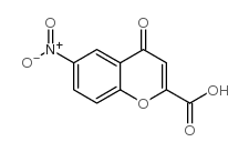 4H-1-BENZOPYRAN-2-CARBOXYLIC ACID, 6-NITRO-4-OXO- Structure