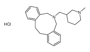 6-[(1-methylpiperidin-3-yl)methyl]-5,7,12,13-tetrahydrobenzo[d][2]benzazonine,hydrochloride结构式