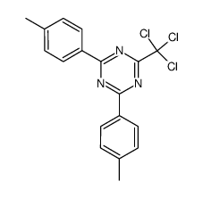 2,4-di-p-tolyl-6-trichloromethyl-[1,3,5]triazine Structure