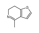 6,7-dihydro-4-methyl-thieno[3,2-c]pyridine Structure