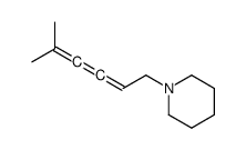 1-(5-methylhexa-2,3,4-trienyl)piperidine结构式