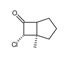 Bicyclo[3.2.0]heptan-6-one,7-chloro-1-methyl-,exo- (8CI)结构式