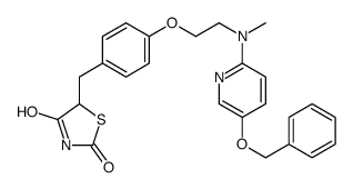 5-{4-[2-[(5-Benzyloxypyridin-2-yl)methylamino]ethoxy]benzyl}thiazolidine-2,4-dione structure