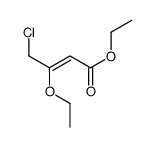 ethyl 4-chloro-3-ethoxy-2-butenoate结构式