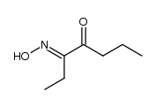 3-hydroxyimino-4-heptanone Structure