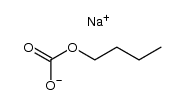 carbonic acid monobutyl ester, sodium-salt结构式