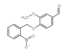 4-((2-NITROBENZYL)OXY)-3-METHOXYBENZALDEHYDE structure