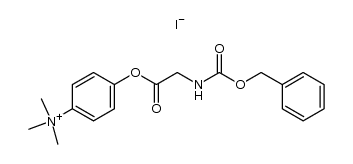 4-(2-(((benzyloxy)carbonyl)amino)acetoxy)-N,N,N-trimethylbenzenaminium iodide结构式