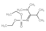 N-diethoxyphosphoryl-N,N,2-trimethyl-propanimidamide Structure