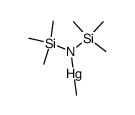 methylmercury(II)-bis(trimethylsilyl)-amide结构式