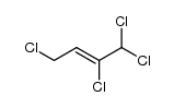 1,1,2,4-tetrachloro-2-butene Structure