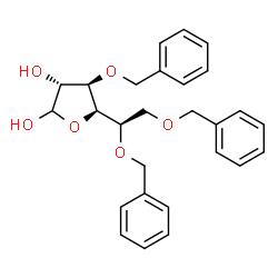 3,4,6-tri-O-benzyl-D-glucofuranose Structure