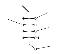 2-O,3-O,4-O,6-O-Tetramethyl-D-glucose结构式