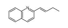 2-(trans-But-1-enyl)quinoline Structure