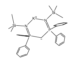 K(CH(PPh2NSiMe3)2-κ(2)N,N',κC) Structure