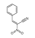 (Z)-2-nitro-3-phenylprop-2-enenitrile Structure