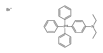 [4-(diethylamino)phenyl]-triphenylphosphanium,bromide Structure