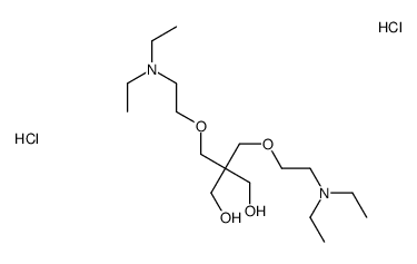 2,2-bis[2-(diethylamino)ethoxymethyl]propane-1,3-diol,dihydrochloride Structure