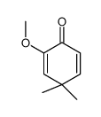 2-methoxy-4,4-dimethylcyclohexa-2,5-dien-1-one结构式