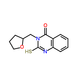 3-(Tetrahydro-2-furanylmethyl)-2-thioxo-2,3-dihydro-4(1H)-quinazolinone structure