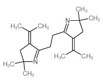 1-Pyrroline,2,2'-ethylenebis[3-isopropylidene-5,5-dimethyl- (6CI,7CI,8CI)结构式