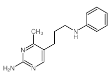 5-(3-anilinopropyl)-4-methyl-pyrimidin-2-amine Structure